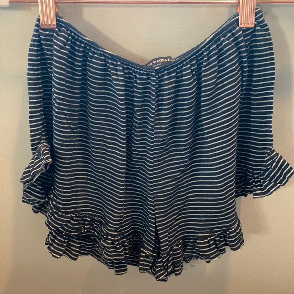 Brandy Melville Ruffle Mini Shorts